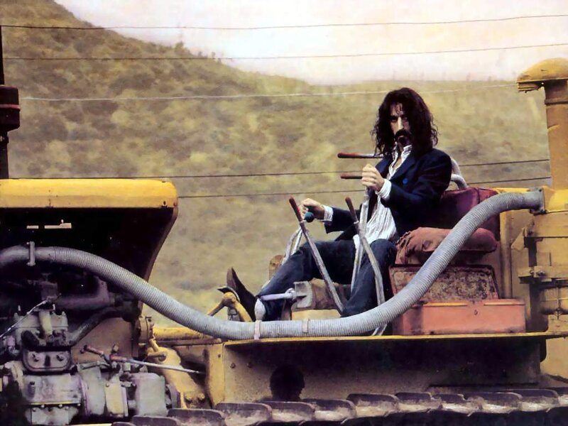 Man on a bulldozer