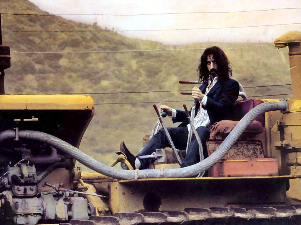 Man on a bulldozer