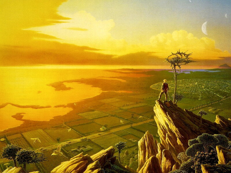 Man on a Cliff