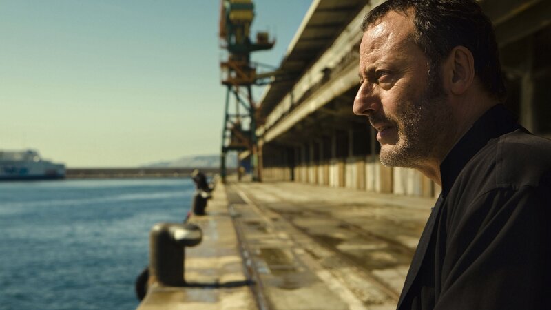 Man on a Dock — Blue