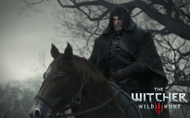 Man on a Horse — Gray, Dramatic