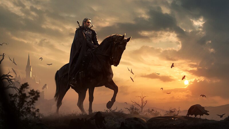 Man on a Horse — Orange