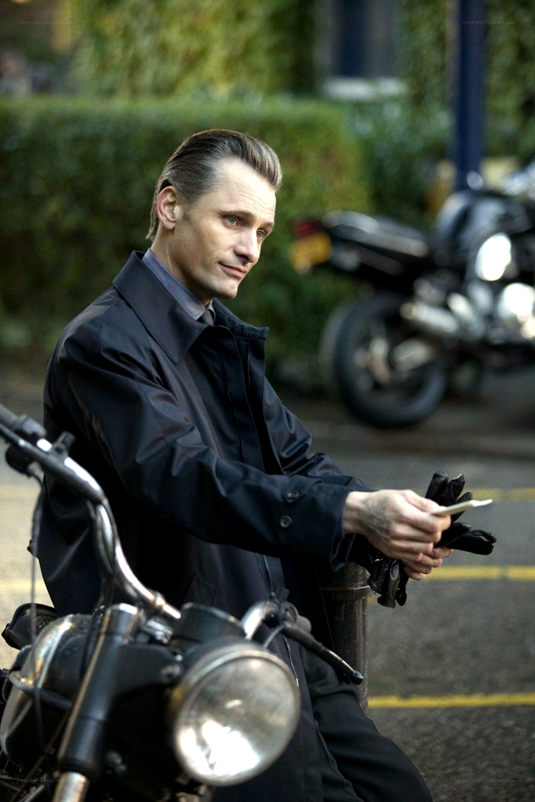 Man on a motorcycle