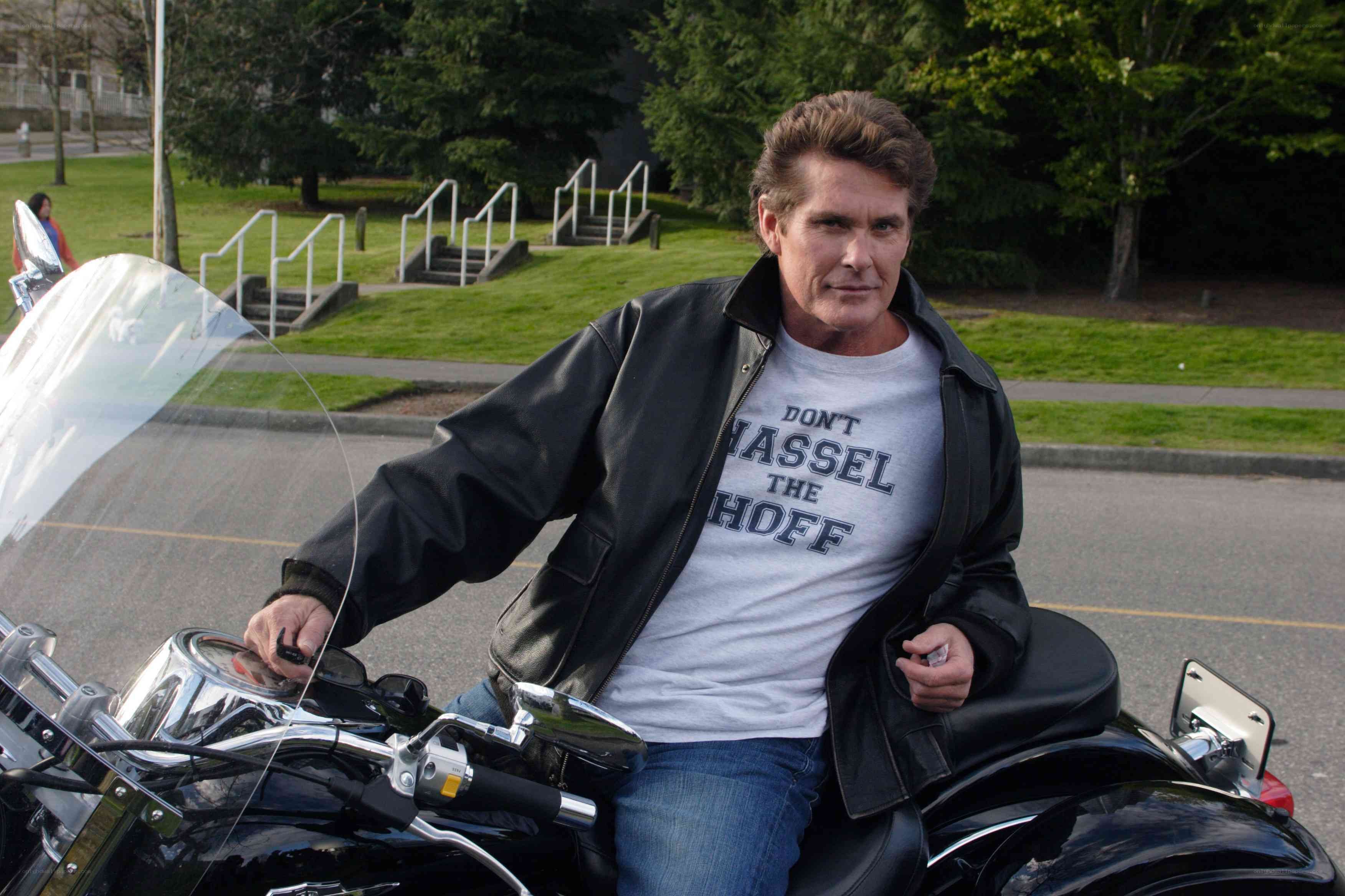 Man on a motorcycle