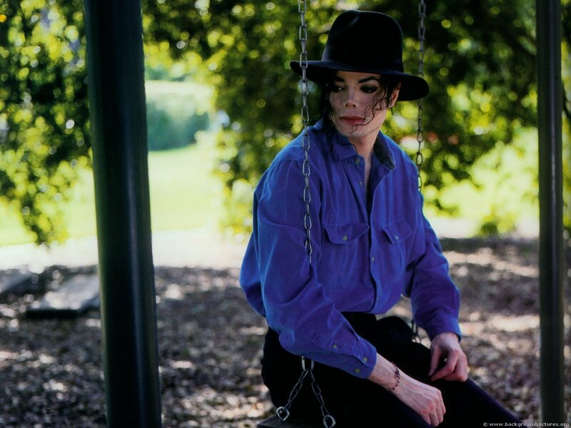 Man on a Swing — Blue