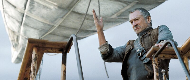 man on airship deck
