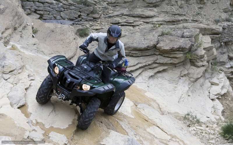 Man on ATV