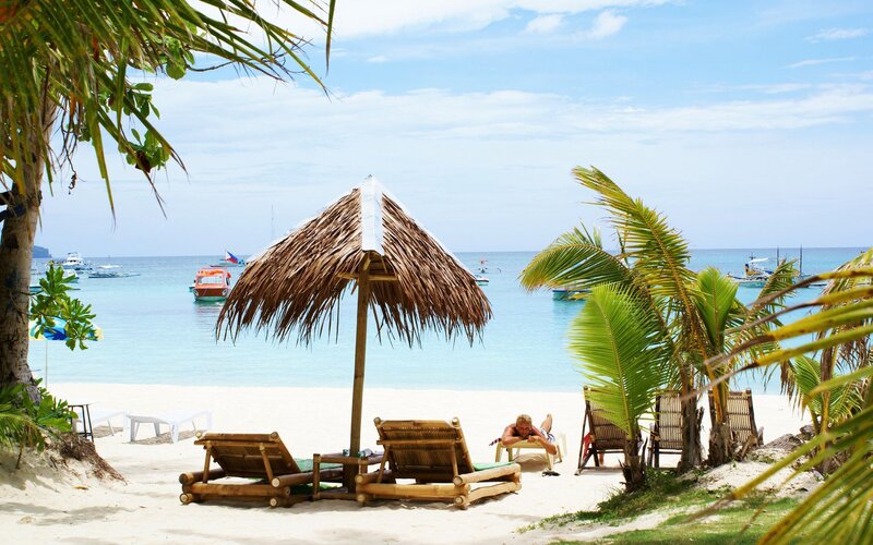 Man on Beach Chair