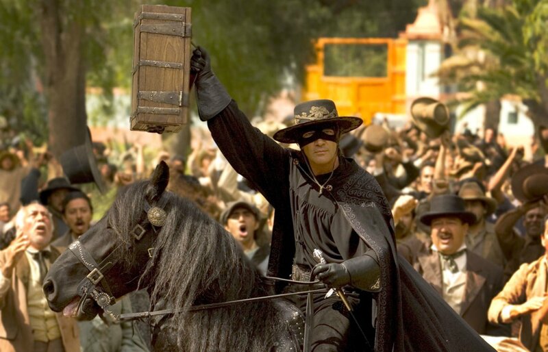 Man on Black Horse — Dramatic