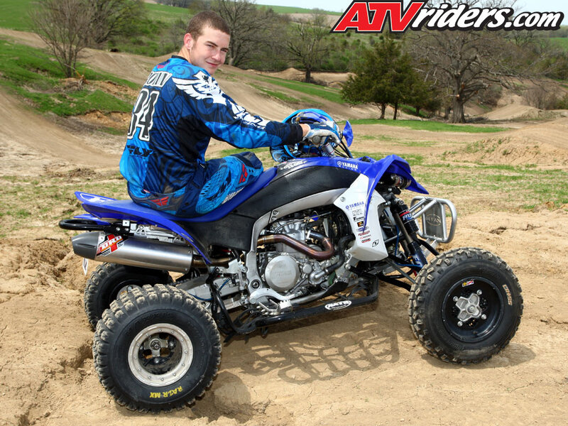 Man on Blue ATV