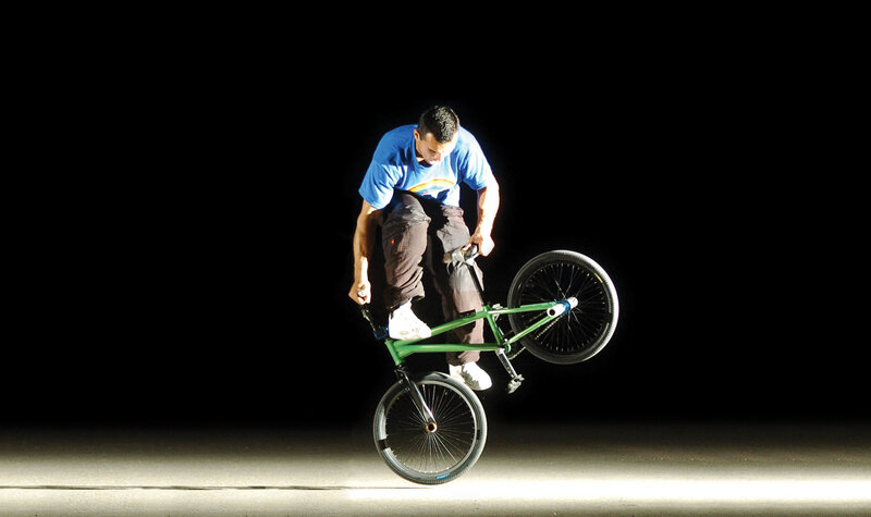 Man on BMX Bike