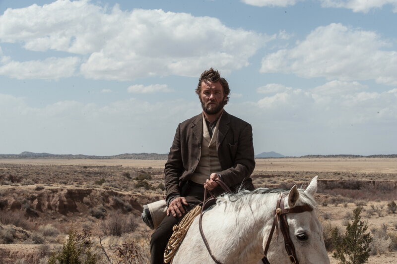 Man on horse in desert
