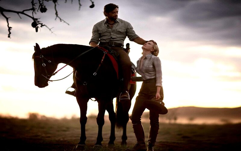 Man on Horse with Woman
