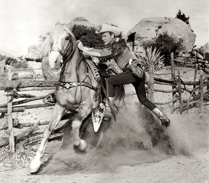 Man on Horseback — Black