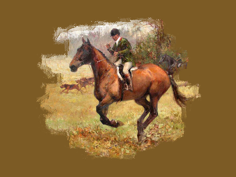 Man on Horseback — Brown, Dynamic