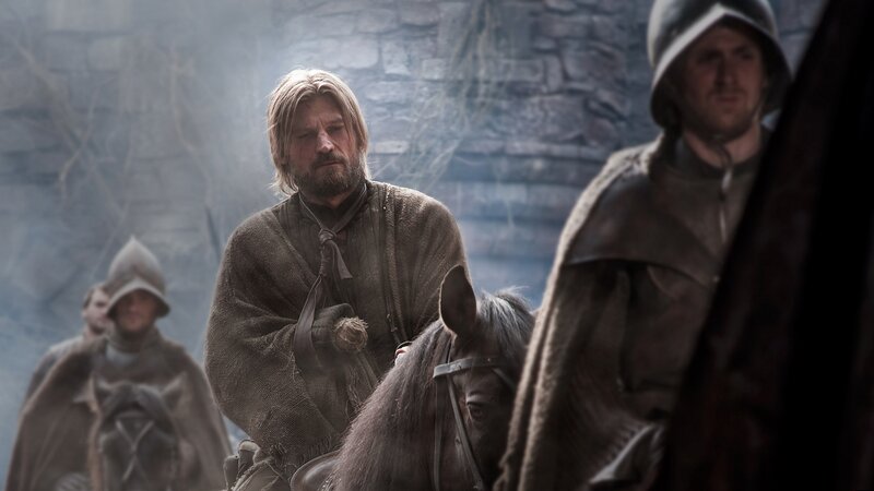 Man on Horseback — Gray