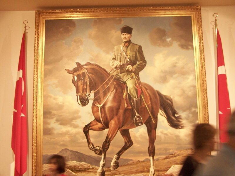 Man on Horseback Painting