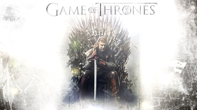 Man on Iron Throne — White
