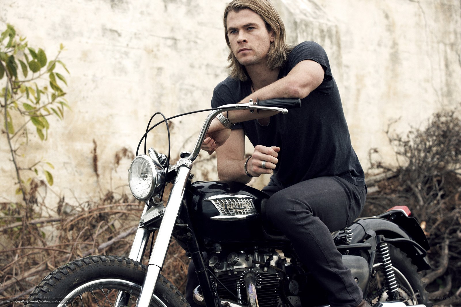 man on motorcycle