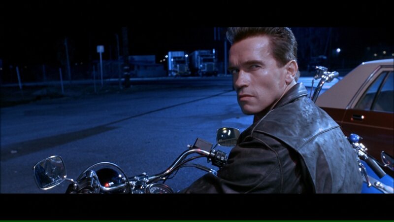 Man on Motorcycle — Black, Dramatic, Night, Photograph, Car