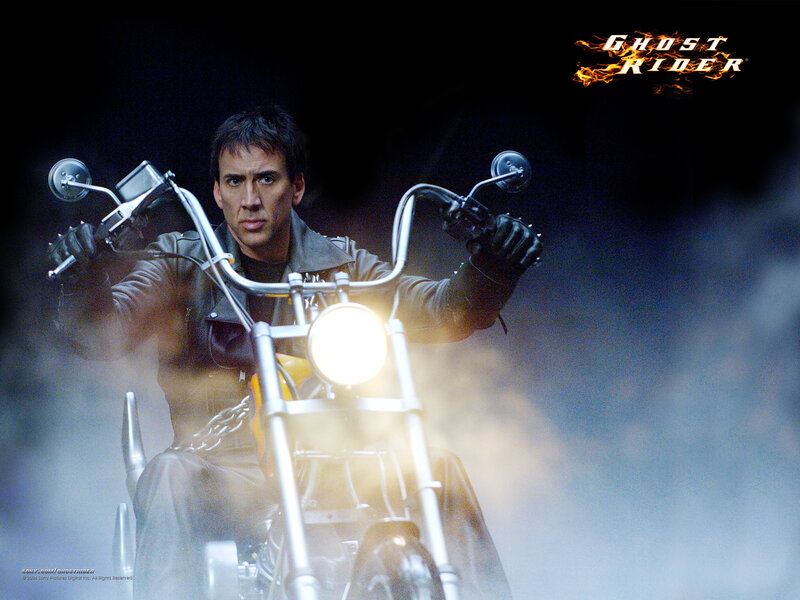 Man on Motorcycle — Black, Dramatic, Night, Photograph, Smoke, Headlight