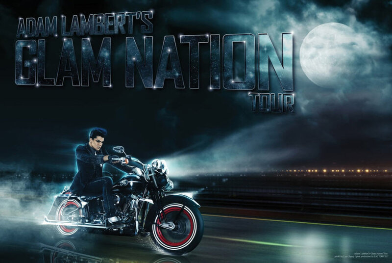Man on Motorcycle — Black, Dramatic, Night