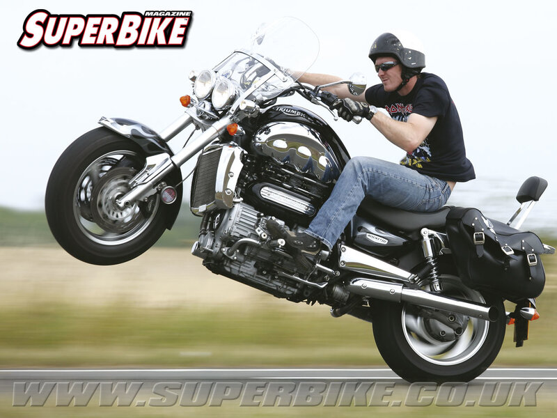Man on Motorcycle — Black, Dynamic