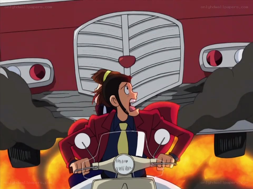 man on motorcycle in fire