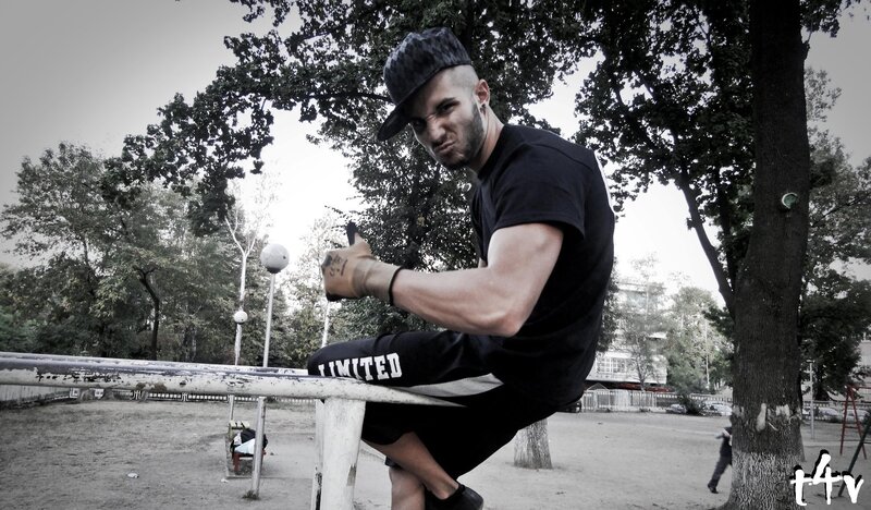 Man on Park Bars