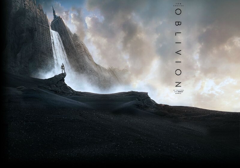 Man on Rocky Cliff — Gray, Dramatic