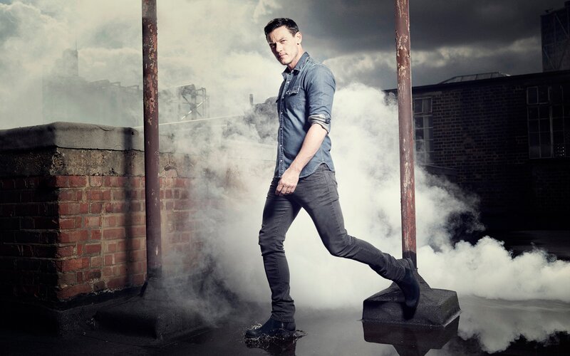 Man on Rooftop — Gray, Dramatic