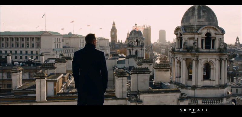 Man on Rooftop — Gray