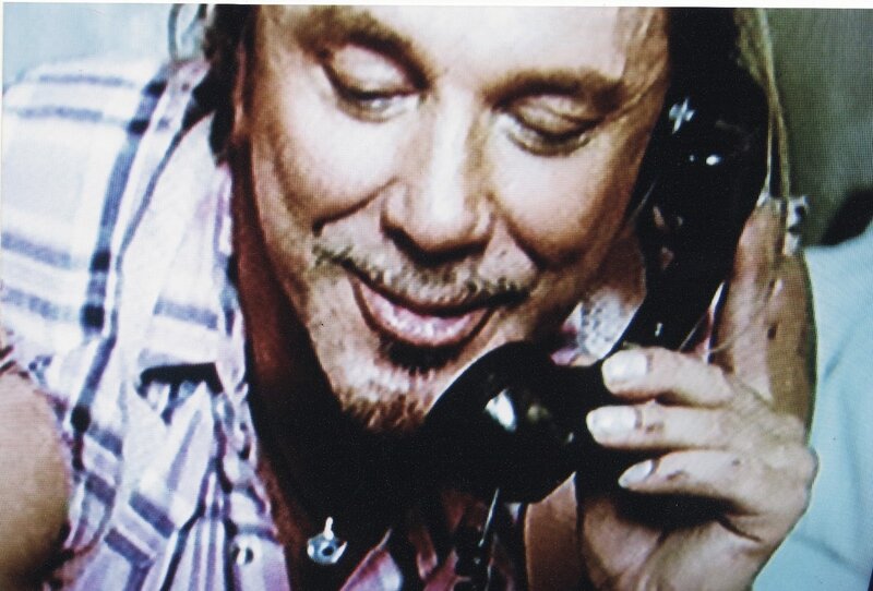 Man on Telephone — White