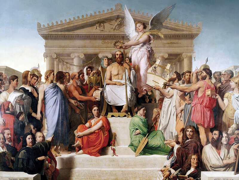 Man on Throne with Angels