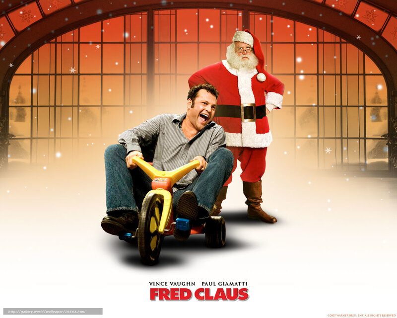 Man on Tricycle with Santa