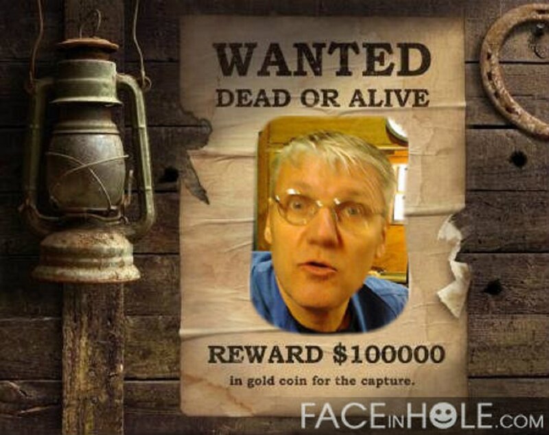 Man on Wanted Poster