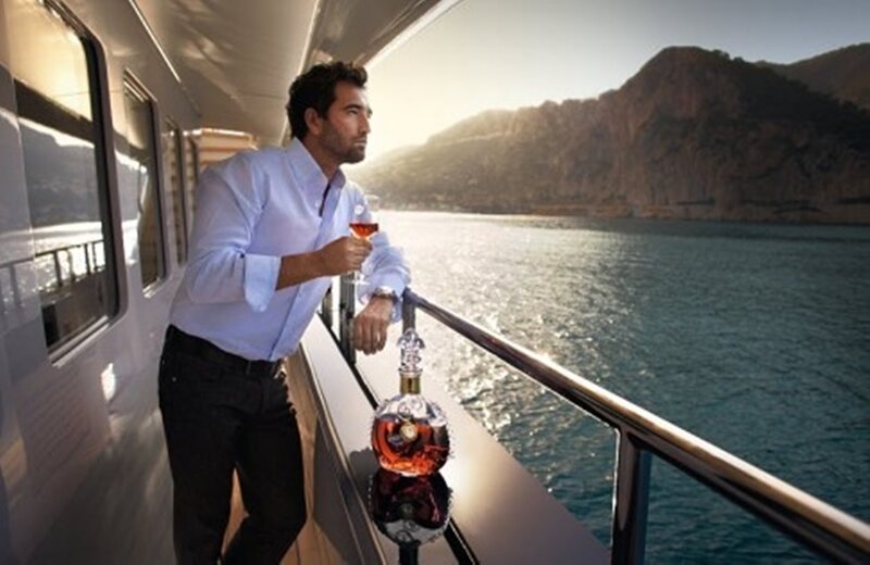 Man on Yacht Deck