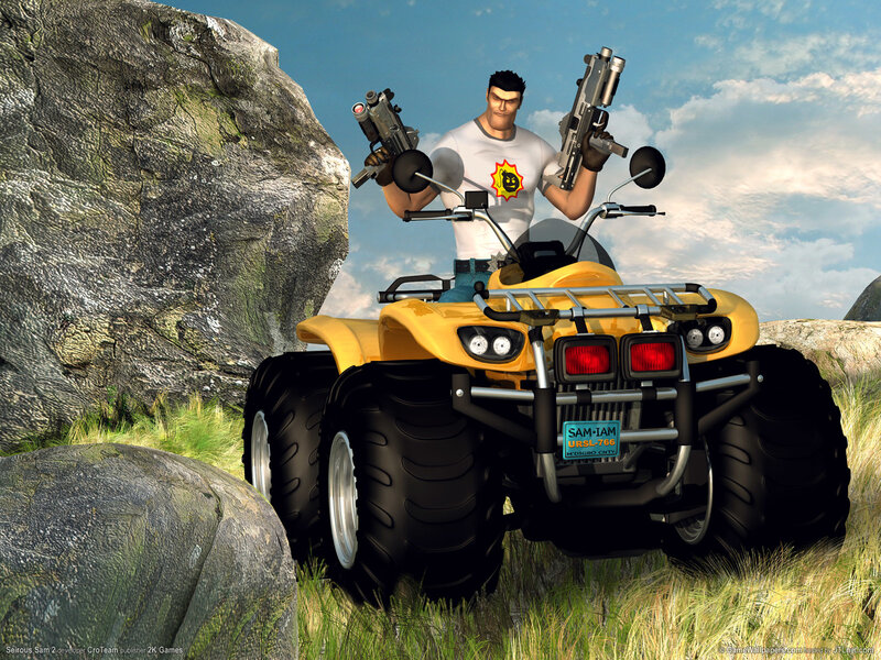 Man on Yellow ATV