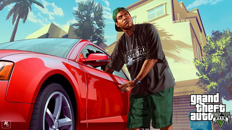 Man Opening Car Door — Red, Dramatic, Afternoon
