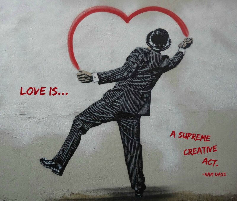 Man Painting Heart