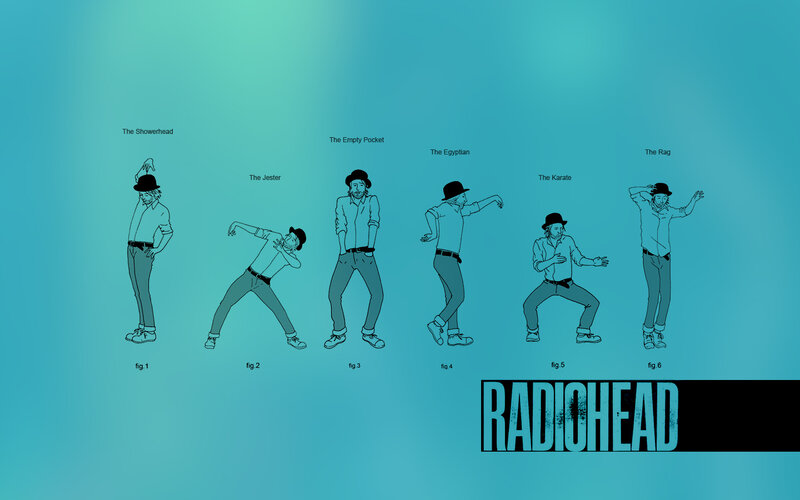 Man Performing Dance Moves — Blue