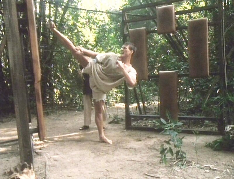 Man Performing Kick
