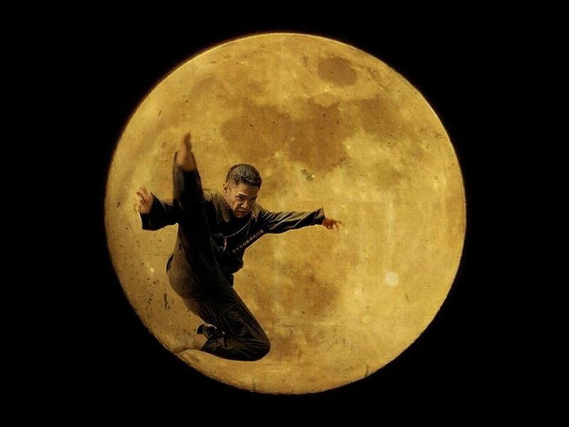 Man Performing Martial Arts