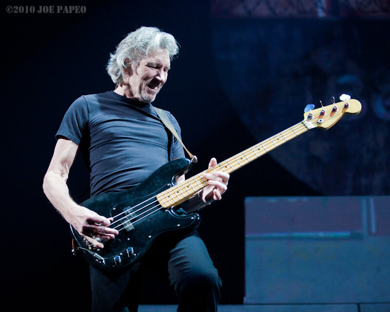 Man Playing Bass Guitar — Black