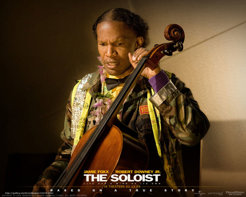Man Playing Cello — Brown