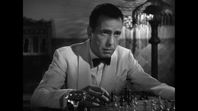 Man Playing Chess — Black