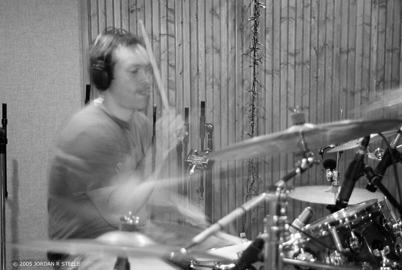 Man Playing Drums