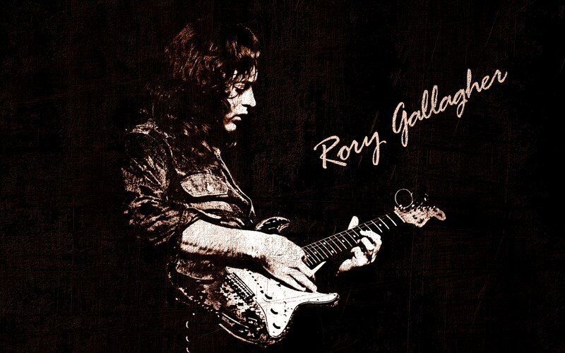 Man Playing Electric Guitar — Black, Dramatic, Photograph, Musician