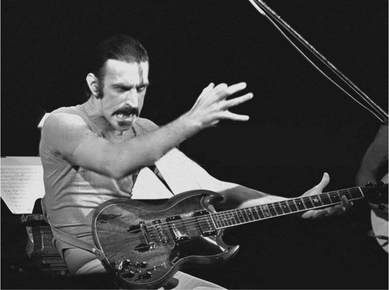 Man Playing Electric Guitar — Black, Intense, Photograph