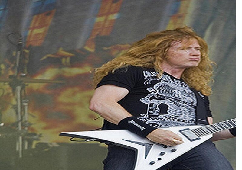 Man Playing Electric Guitar — Black, Intense